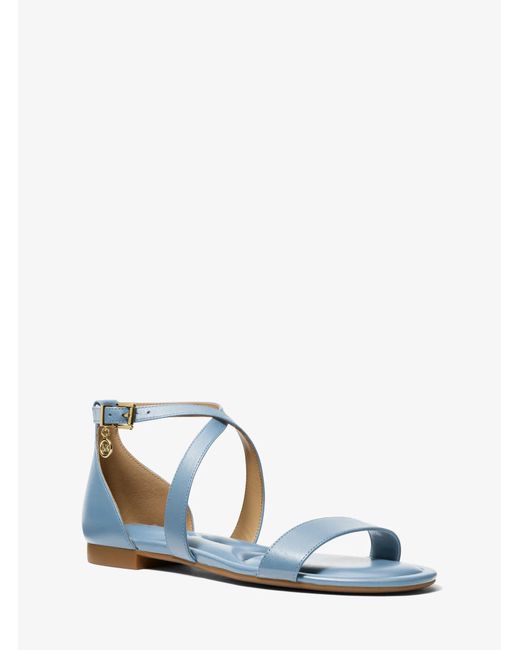 MICHAEL Michael Kors Blue Alexa Flex Leather Sandal