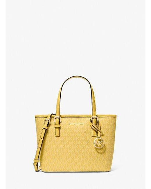 Bagsy Malone Tote Bag Yellow Purse Amazon Michael Kors Jet Set Zip