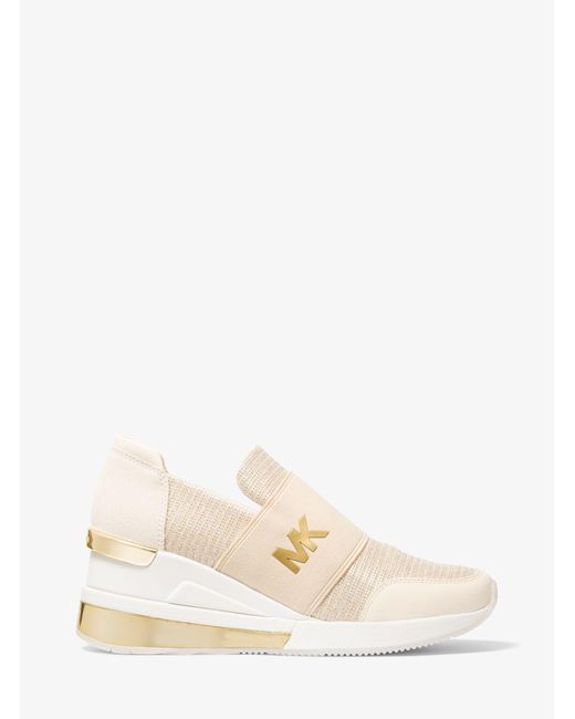 michael kors glitter trainers