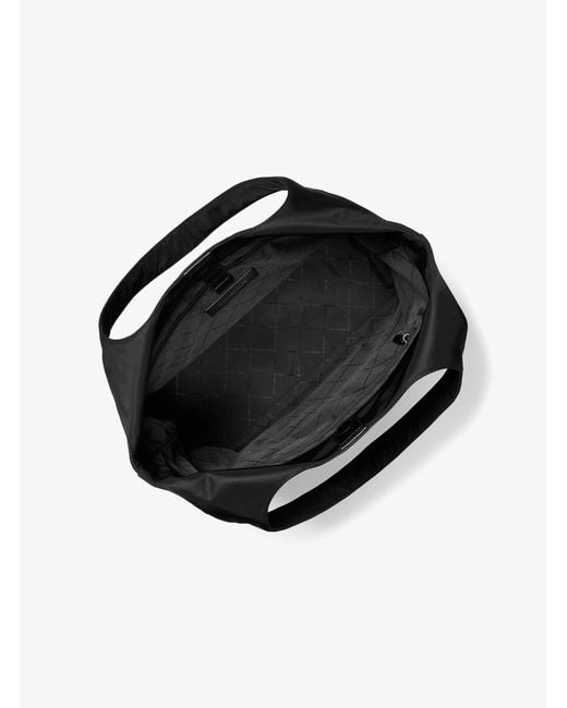 Michael Kors Black Mk Hudson Nylon Tote Bag for men