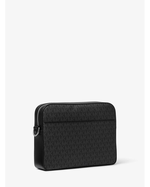 Michael Kors Black Mk Hudson 2-In-1 Logo Crossbody Bag for men