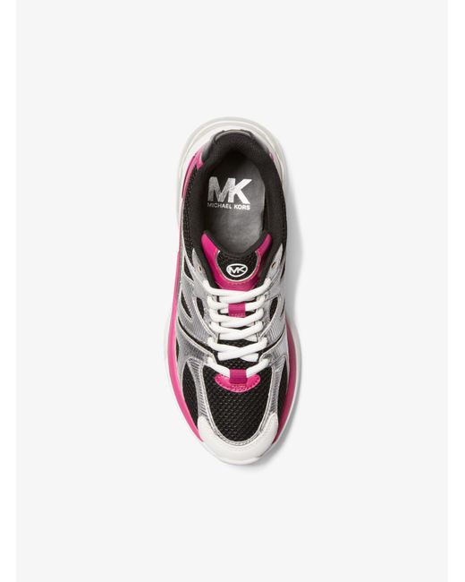 Michael michael kors felix deals extreme scuba and leather trainer
