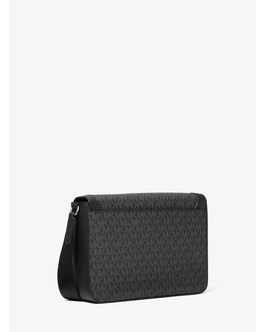 Michael Kors Black Hudson Flap Crossbody for men