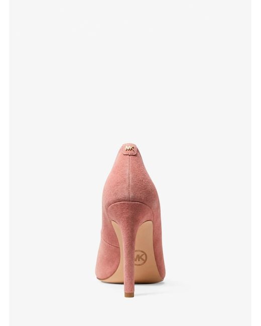 Michael Kors Pink Amara Suede Pump