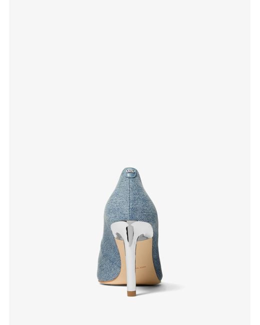MICHAEL Michael Kors Blue Mk Kasia Denim Pump