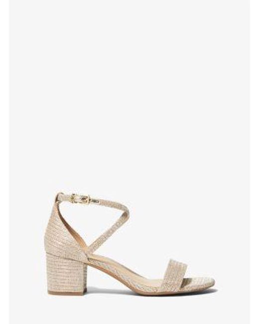 Mk Sandalo Serena Flex di MICHAEL Michael Kors in Natural