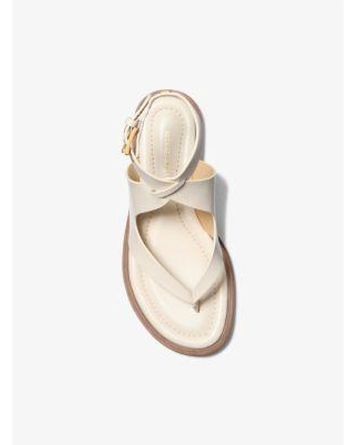 MICHAEL Michael Kors Natural Mk Irene Leather Wrap Sandal
