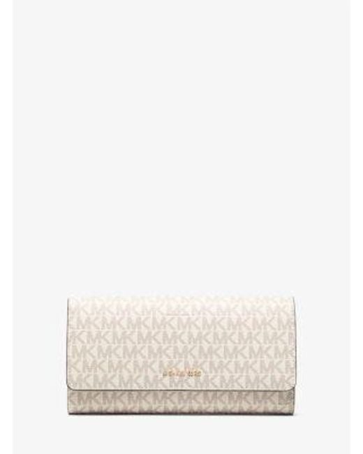 MICHAEL Michael Kors Natural Mk Jet Set Signature Logo Travel Organizer