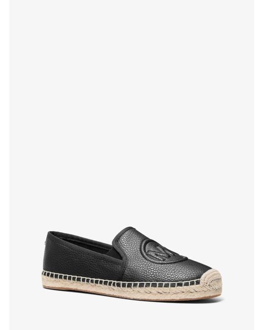Michael Kors Outlet White Mk Hastings Slip-On Espadrille