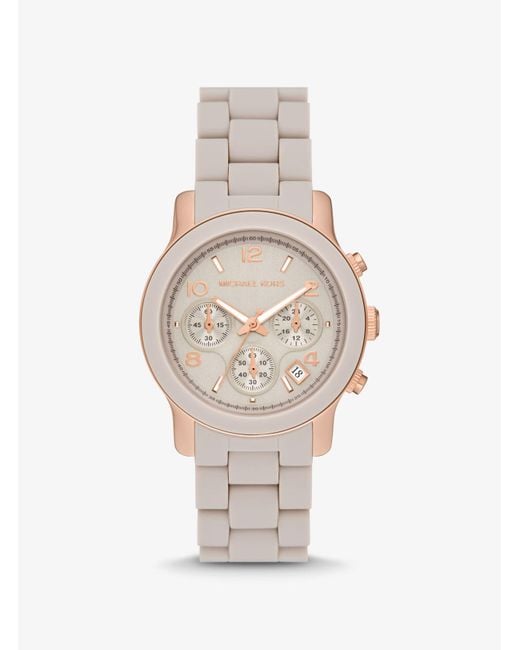 Michael kors two shop tone women's watch