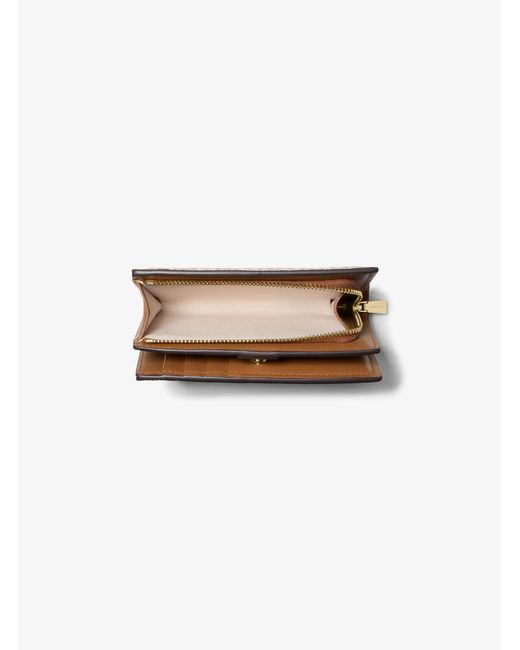 MICHAEL Michael Kors Natural Mk Bryant Medium Signature Logo Wallet