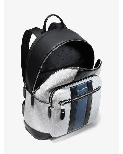 hudson logo stripe backpack