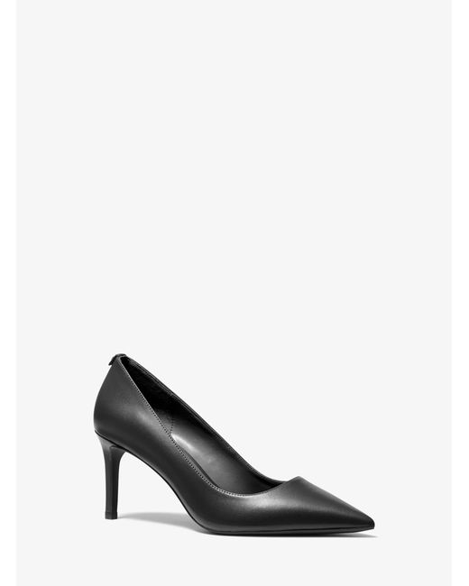 MICHAEL Michael Kors Black Mk Alina Flex Leather Pump