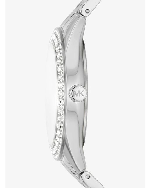 Michael Kors White Harlowe Watch