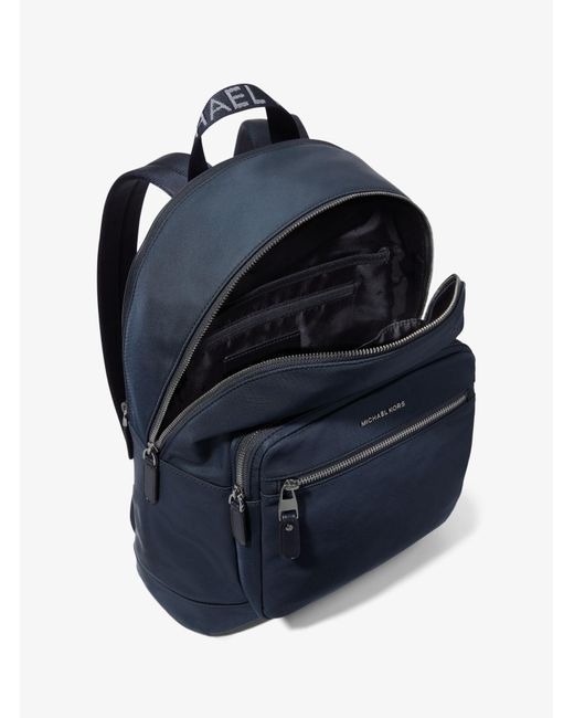 Michael Kors Synthetic Hudson Nylon Backpack in Navy (Blue) for Men | Lyst