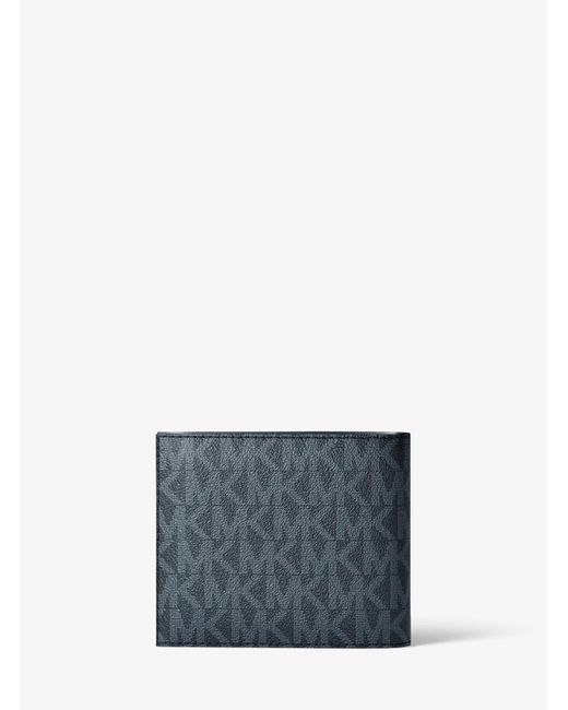 Michael Kors Multicolor Greyson Logo Billfold Wallet With Coin Pocket for men