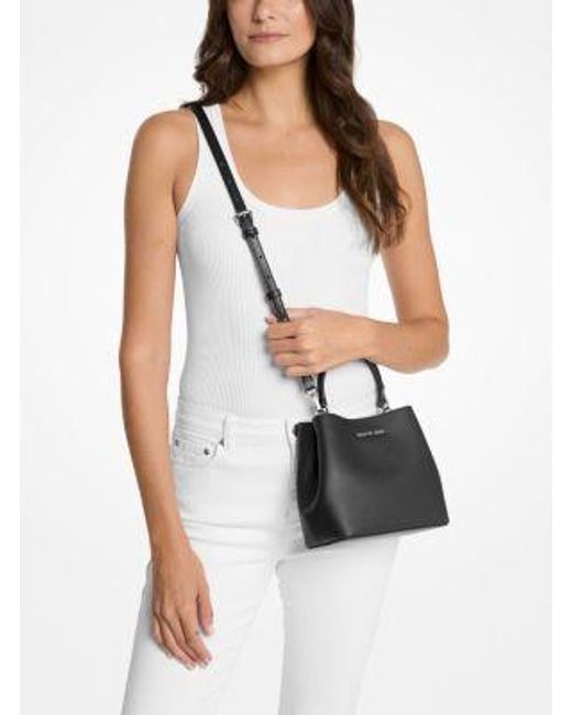 Michael Kors Black Pratt Small Shoulder Bag