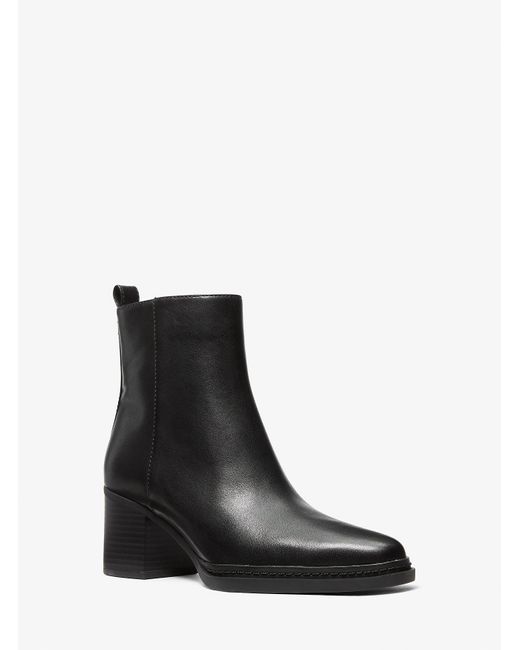 Mk Bottine Lex En Cuir Michael Kors en coloris Black