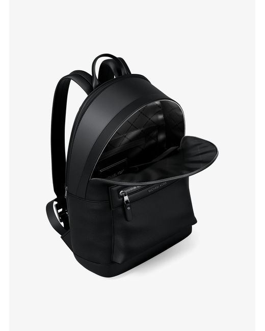 Michael Kors Black Mk Jet Set Nylon Backpack for men