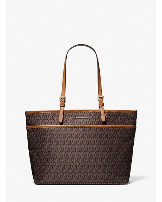 Michael Kors Brown Winston Large Top Zip Multi Function Tote (/Acorn) Tote Handbags