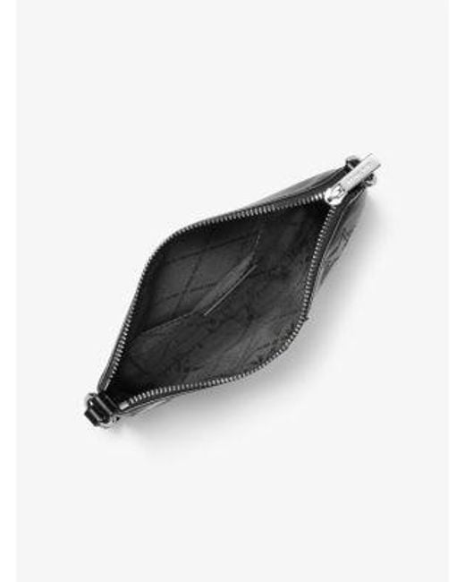 Michael Kors Black Jet Set Small Printed Wristlet