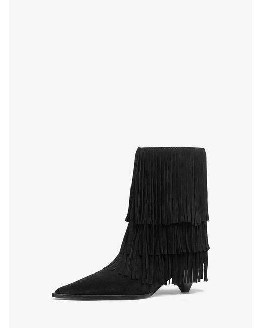 MICHAEL Michael Kors Black Jayla Heeled Bootie