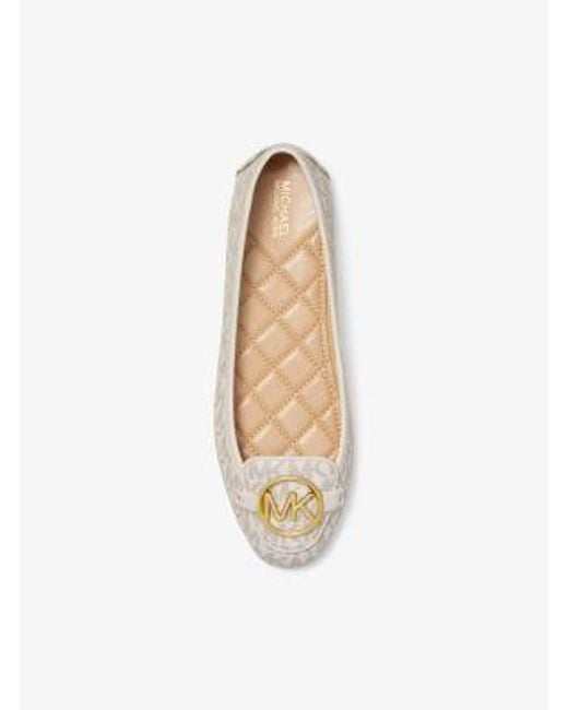 MICHAEL Michael Kors Natural Mk Lillie Logo Moccasin