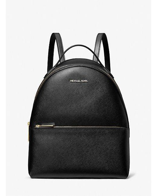 Michael Kors Black Sheila Medium Backpack