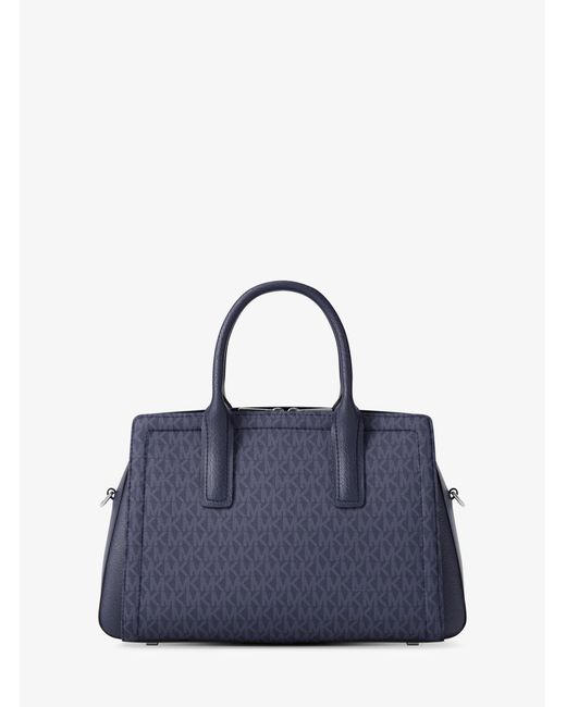 MICHAEL Michael Kors Blue Laila Medium Satchel