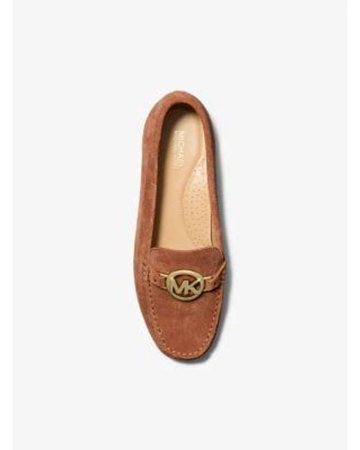 Michael Kors Brown Fulton Suede Loafer