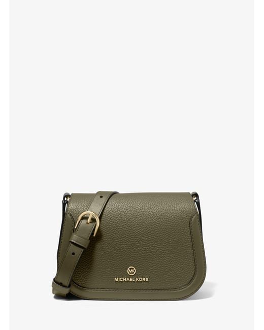 brynn small pebbled leather crossbody bag