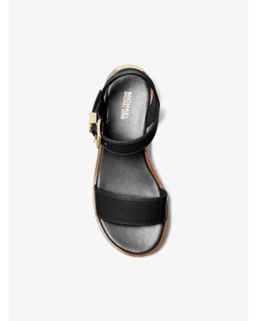 Michael Kors Black Richie Platform Espadrille Sandal