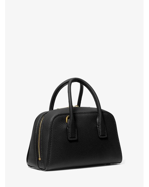 MICHAEL Michael Kors Black Mk Ashton Extra-Small Pebbled Leather Crossbody Bag
