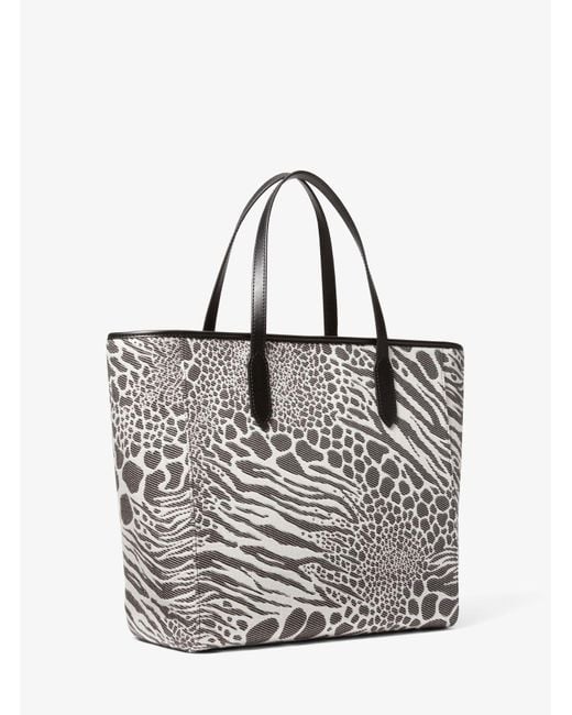 Michael kors tiger print tote clearance