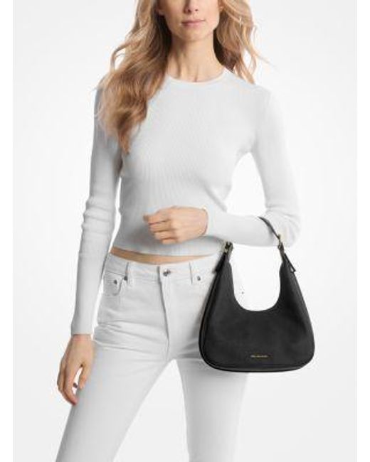 Michael Kors Black Nolita Small Hobo Shoulder Bag