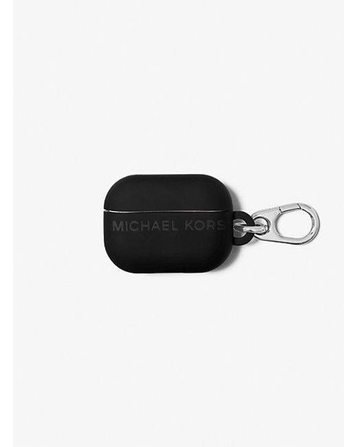 Michael Kors Black Logo Embossed Case For Apple Airpods Pro® for men