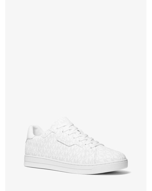 Sneaker Keating con logo di Michael Kors in White da Uomo
