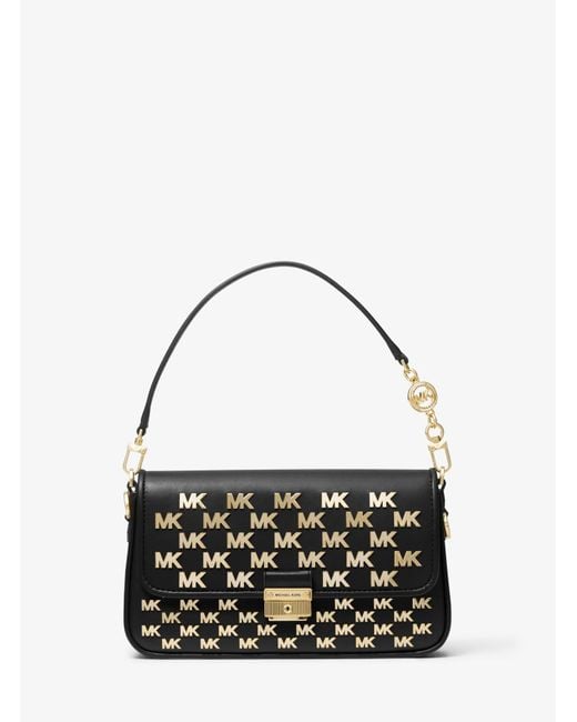 MICHAEL Michael Kors Bradshaw Small Embellished Faux Leather