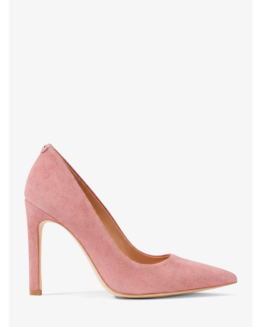 Michael Kors Pink Amara Suede Pump