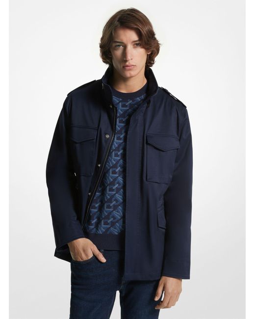 Michael kors shop blue jacket