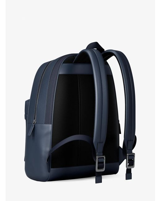 Michael Kors Blue Pacey Leather Backpack for men