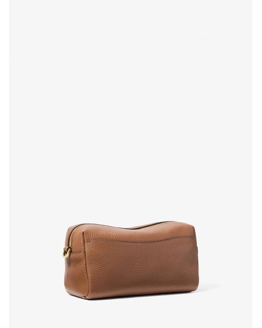MICHAEL Michael Kors Brown Mk Bryant Small Pebbled Leather Crossbody Bag