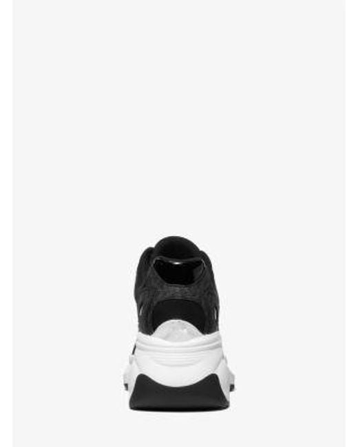 Michael Kors Black Zuma Knit Trainer