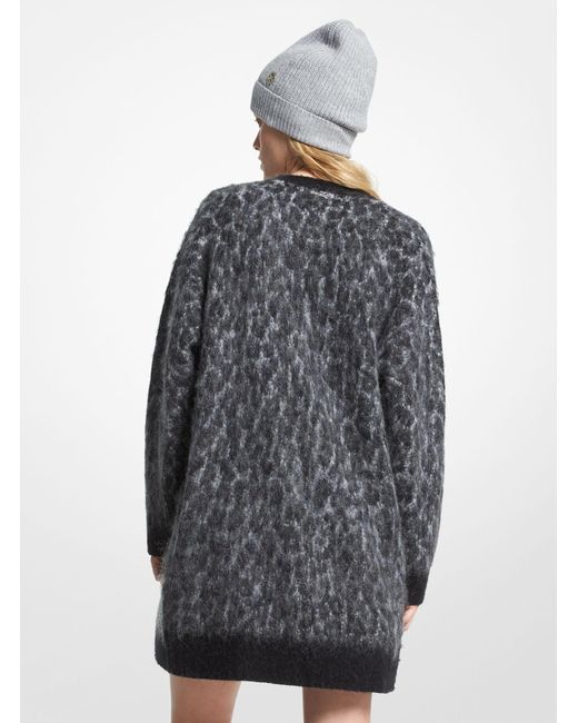 Michael Kors Brushed Leopard Jacquard 