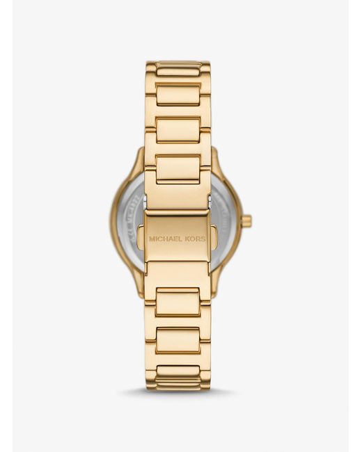Mkreloj Sage Mini En Tono Con Incrustaciones Michael Kors de color Metallic