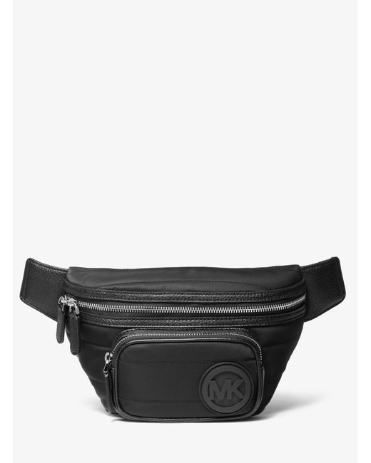 Michael Kors Brooklyn Quilted Nylon Belt Bag in Black for Men Lyst