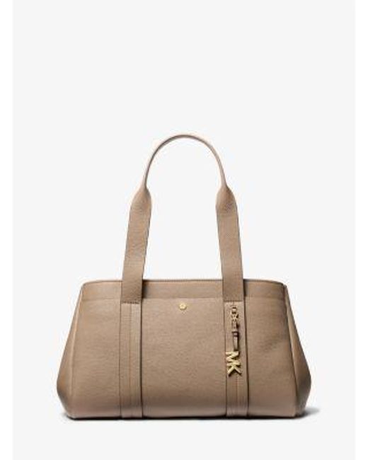 MICHAEL Michael Kors Natural Romee Large Pebbled Leather Tote Bag