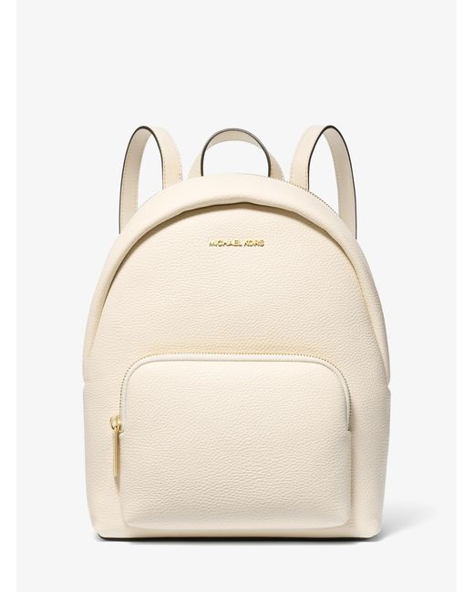 Michael Kors Outlet Natural Mk Erin Medium Backpack