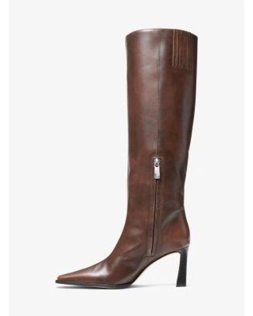 Mk Botte Darrah En Cuir Bruni MICHAEL Michael Kors en coloris Brown