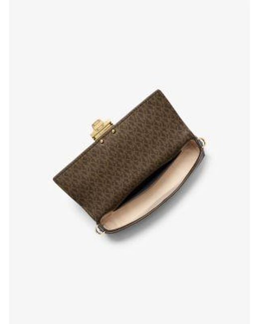 Mk Sac Porté Épaule Convertible Addie De Taille Moyenne À Logo Signature MICHAEL Michael Kors en coloris Brown